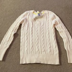 White Long Sleeve Sweater