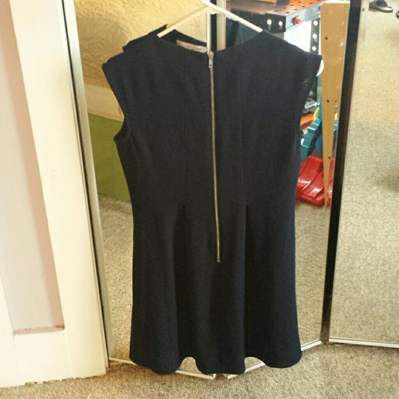 Navy blue A-line skater dress - Picture 2 of 2