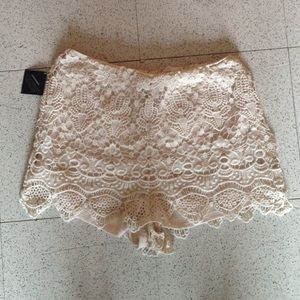 Nast Gal Uh-Huh Honey Lace Shorts