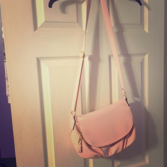 Soft pink cross body
