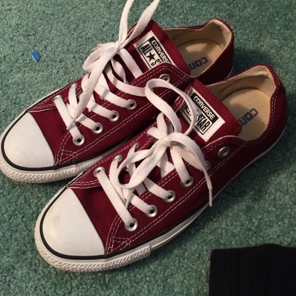 maroon shoes