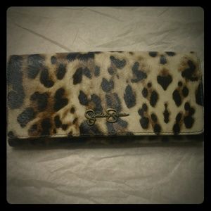Jessica Simpson Wallet Leopard Print