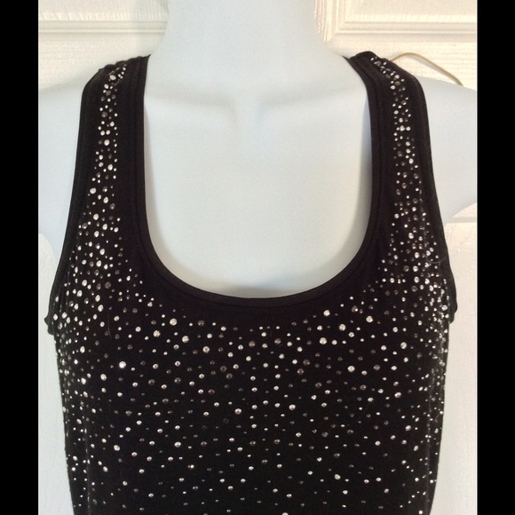 Black beaded WHBM tank - Picture 2 of 3