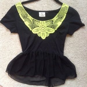 Peplum Crop Top