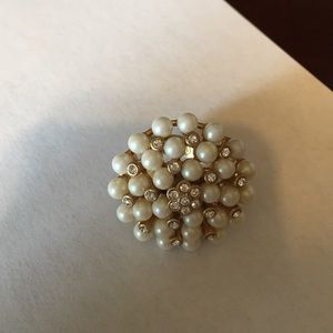 Stella & Dot Chunky Pearl Ring