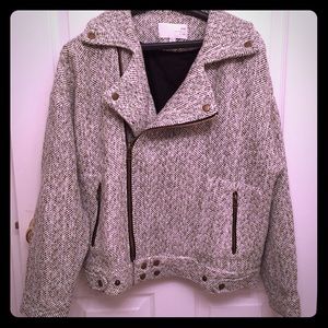 J.O.A. Herringbone Biker Jacket!