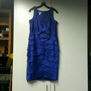 Blue cocktail dress