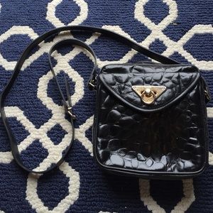 Vintage structured leather bag.