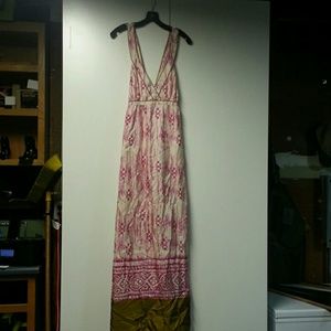 Silk maxi dress