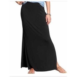 Black maxi skirt