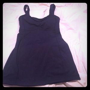 Lululemon Black Workout Top - worn only twice!