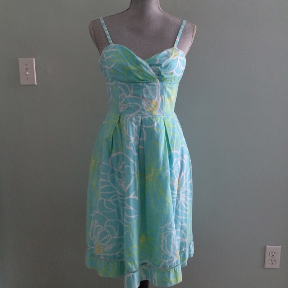 Lilly Pulitzer Dresses & Skirts - Lilly Pulitzer turquoise printed sundress