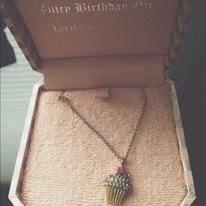 Juicy Couture Birthday Cupcake Necklace!