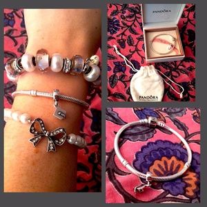 Brand New Pandora Bracelet + graduation cap charm✨