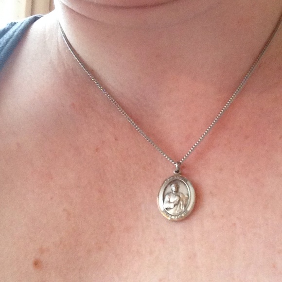 Sterling silver Saint Jude medal