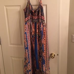 Floorlength boho maxi dress