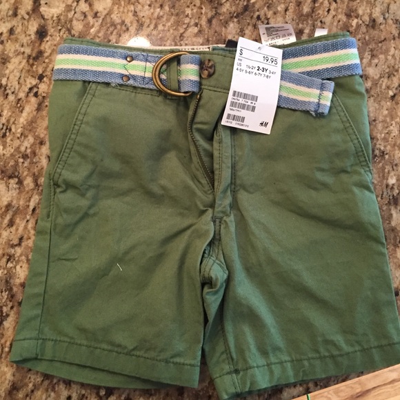 H&M kids shorts with belt