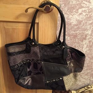 Authentic Multi printed Coach bag