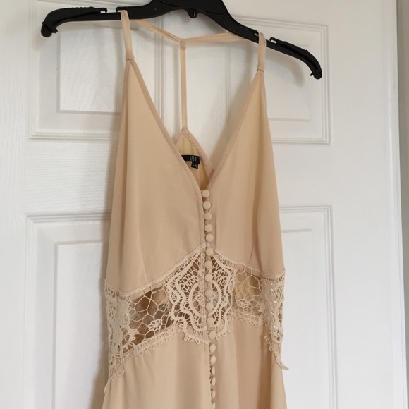 JARIO Ivory Crochet Dress