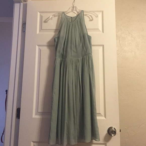 J. Crew seafoam green cocktail dress - Picture 2 of 4