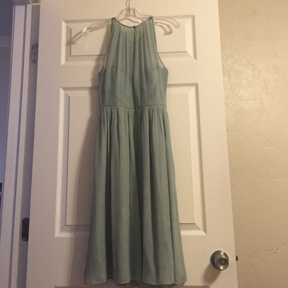 J. Crew seafoam green cocktail dress - Picture 4 of 4