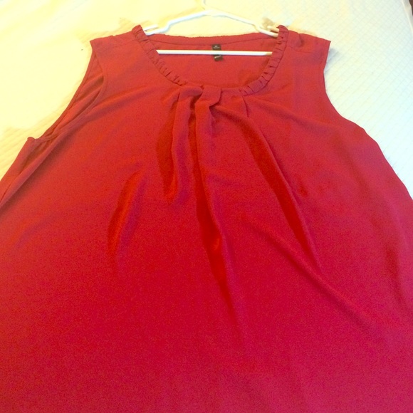 Red blouse