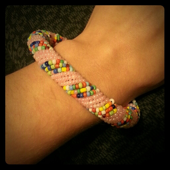 HAND MADE beaded bracelet from India