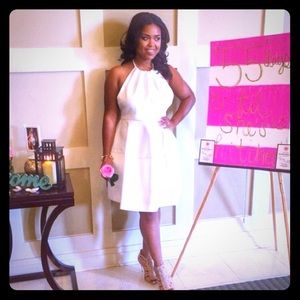 Off-white Halter Top dress!!