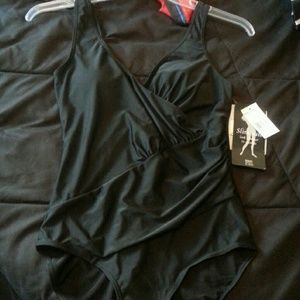 Black One Piece Swimsuit