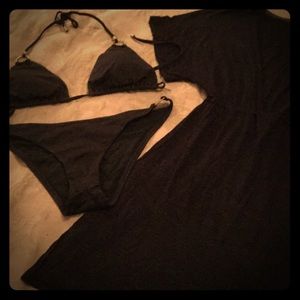 Black Vitamin A Swimsuit & Coverup