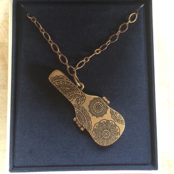 Lucky Brand acoustic guitar case locket
