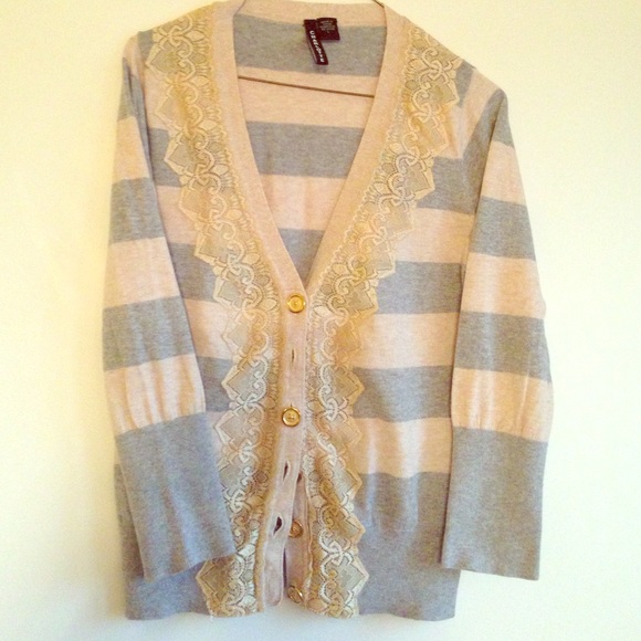Striped Anthropologie sweater