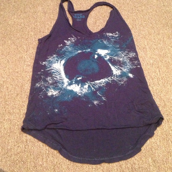 Dark blue tank top