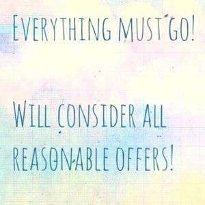 EVERYTHING MUST GO‼️‼️‼️