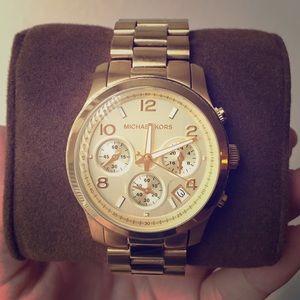 Used Michael Kors gold watch