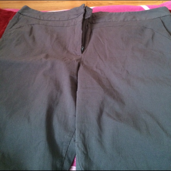 Grey skinny dress pants