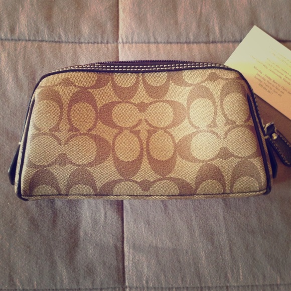 Coach makeup bag
