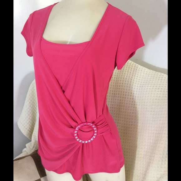 Hot pink top