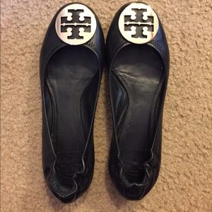 EUC black Tory Burch reva ballet flats size 8.5