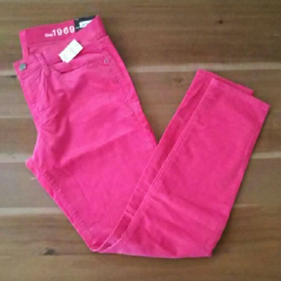 *SOLD* NOT For Sale* NWT! 1969 Gap Hot Pink Cords - Picture 2 of 4