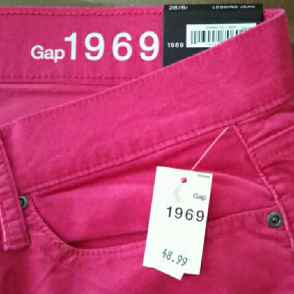 *SOLD* NOT For Sale* NWT! 1969 Gap Hot Pink Cords - Picture 3 of 4