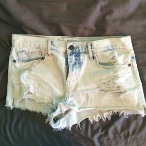 🔴Abercrombie acid wash shorts