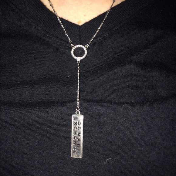 Armani Exchange Jewelry - SILVER ARMANI EXCHANGE NECKLACE
