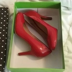 Red high heals size 6 1/2