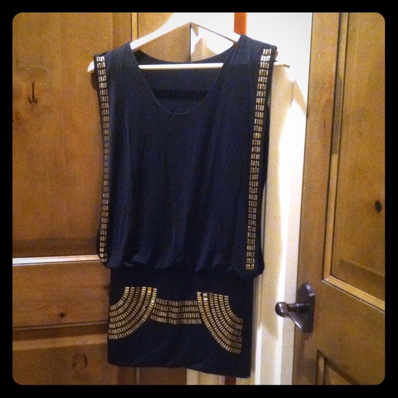 **HOST PICK**.  Black mini dress