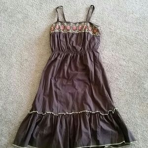 Brown Mossimo peasant dress - Great for summer!