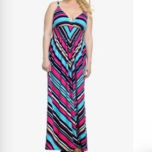 Torrid Multicolored Maxi Dress