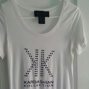 Kardashian kollection white shirt