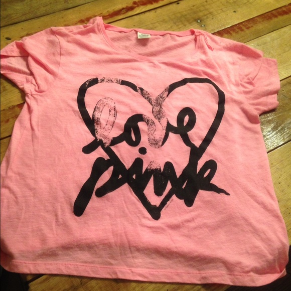 Pink distressed tunic