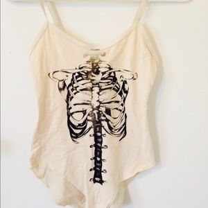 Skeleton body suit
